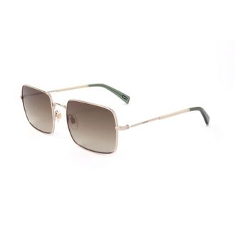 Levi's Unisex Square Sunglasses Gradient Lenses - Brown Silver Steel - One Size