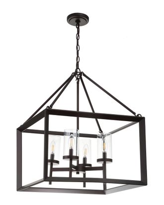Jonathan Y Designs Jonathan Y Designs 4-Light Anna Bronze Pendant