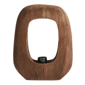Light & Living L&aacute;mpara De Mesa - Kelafo - Marr&oacute;n - Madera - E27 - Light&living