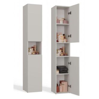 OEM Luana - Mueble De Ba&ntilde;o Con 2 Puertas - 31x30x174 Cm - Columna De Almacenaje Para Ba&ntilde;o