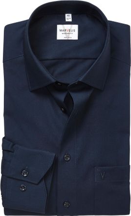 Marvelis Langarmhemd MARVELIS, Herren, Gr. 38, N-Gr, apricot, Web, Obermaterial: 100% Baumwolle, normal, 2-Knopf-Manschette, Hemden Langarmhemd, modern fit, Bu