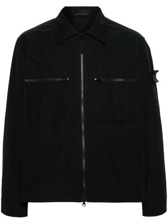 Stone Island Giacca con applicazione Ghost Compass - Nero