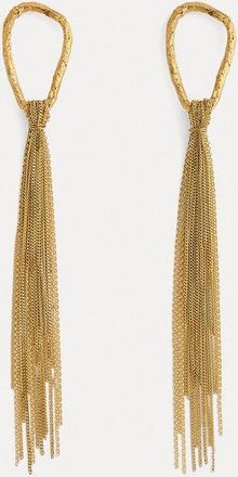 Forte_Forte Starke starke Skulptur-Ohrringe mit Fransen