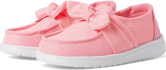 HeyDude Wendy Bow Stardust (Little Big Kid), Womens Loafer, pink, 13.0 cm