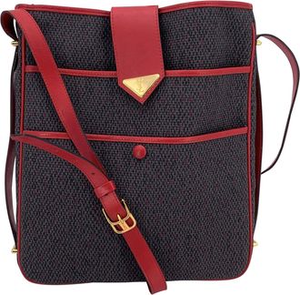 Saint Laurent Yves Saint Laurent Vintage Stoffen Schoudertas