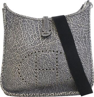 Herm&egrave;s Pre-owned Hermes Dalmatian Buffalo Evelyne I 29 Ladies 68DPADP2DGXKELBK