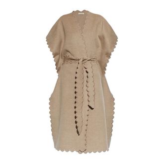 By Malene Birger Vibe Vest - Dames - Bodywarmers - Beige - L - Wol - Jassen