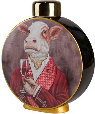 Adda Home Adda Home - Tibor Cerámica Vaca 23x8x28 Cm