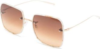 Barton Perreira Sharona Goltusmgg SUN Zonnebrillen - Dames - Zonnebrillen - Geel - 58 MM - Accessoires