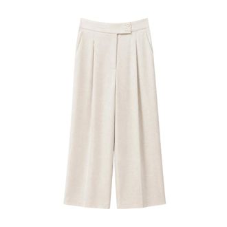 Eleventy Dames, Broeken, Beige, Maat: 3XL