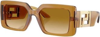 Versace 53422L Zonnebril - Dames - Zonnebrillen - Beige - 55 MM - Accessoires
