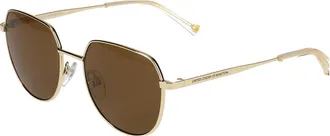 Benetton 7029 400 Womens Sunglasses Gold Size 51