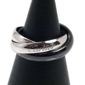 Cartier White Gold (18K) Ceramic Band Ring (Pre-Owned)