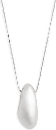 Nordstrom Rack Teardrop Pendant Necklace in Silver at Nordstrom Rack