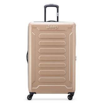 Jeep JH004C Checked-Large 28 Inch Hardside Expandable Luggage with Spinner Wheels in Beige at Nordstrom