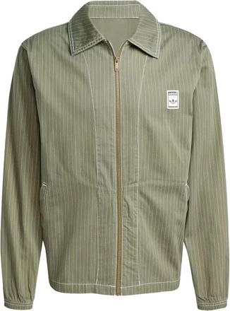 adidas Gestreept jack - Groen