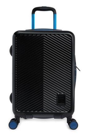 Original Penguin Harrison Hardside Carry-On Luggage in Black /Blue at Nordstrom Rack