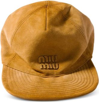 Miu Miu Suede Baseball Cap