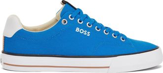 HUGO BOSS Mens Boss Aiden Tennis Trainers in Blue