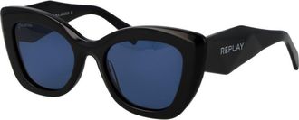 Replay Black Acetate Womens Sunglasses