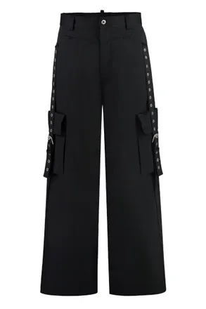 Off-white Black Relaxed Cargo Pants