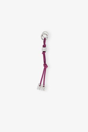 Ganni Purple Bou Keyring
