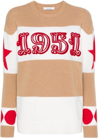 Max Mara Multicolor Dirce 1951-motif Striped Jumper