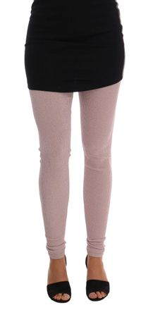 Dolce & Gabbana Pink Stretch Waist Tights Womens Stockings
