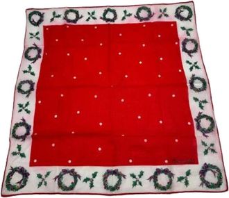 Dior Pre-owned Foulard Vintage - - Pre-owned - Donna - Rosso - ONE SIZE