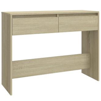 vidaXL Vidaxl - Mesa Consola Madera De Ingenier&iacute;a Roble Sonoma 100x35x76,5 Cm