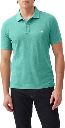 Rodd & Gunn Gunn Piqu&eacute; Sports Fit Cotton Polo in Turquoise at Nordstrom, Size Xxx-Large