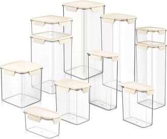 Sorbus 11-Pack Stackable Food Storage Containers