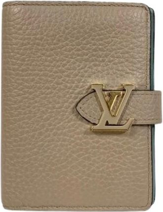 Louis Vuitton Pre-owned Wallets, female, Gray, Size: ONE SIZE Pre-owned Vertical Compact Wallet