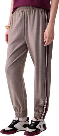 Liu Jo Tf6150T692Addx06 Joggers - female - Liu Jo - Sweatpants - Brown - XS - Trousers