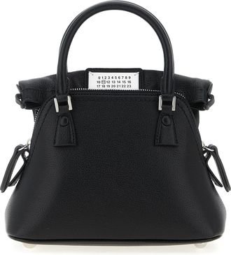 Maison Margiela Black Calfskin Womens Handbag