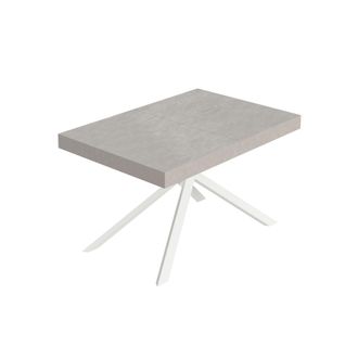 Itamoby Itamoby - Tavolo Allungabile 140/224x80cm Niket Cashmere Gambe Bianche