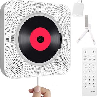 OEM 1 Lecteur Cd Mural, Bluetooth, Radio Fm, Haut-parleurs Hifi, T&eacute;l&eacute;commande, Entr&eacute;e Aux, Usb, Salon