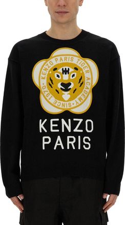 Kenzo Jersey With Logo-Uomo