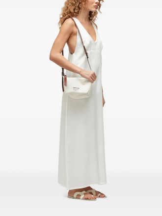 Osklen Bakare logo-detail cross body bag - White
