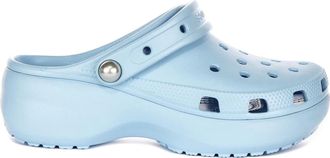 Crocs Platform Clogs in Baby Blue