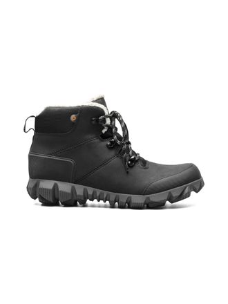 Bogs Womens Arcata Urban Leather Snow Boot, Black, 4 UK