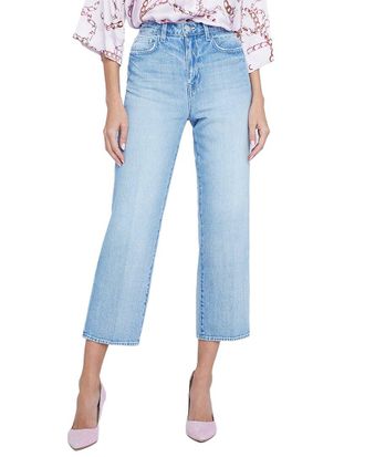 L'agence Lagence June Ultra High-Rise Crop Stovepipe Jean