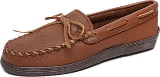 Minnetonka Mens Moosehide Classic Moccasin, Carmel, 10 UK