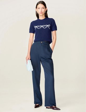 Omnes Womens Cinnamon Trouser in Navy - Size: 22