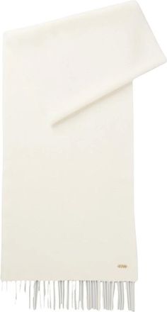 HUGO BOSS Bufanda Italiana de Lana - Accessories - Mujer - Blanco - ONE SIZE