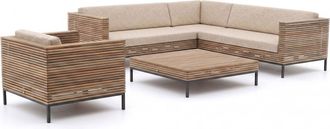 Rough Country Rustic Furniture ROUGH-D hoek loungeset 5-delig 6-zits