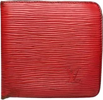 Louis Vuitton Pre-owned Wallets, female, Red, Size: ONE SIZE Pre-owned Vintage Leather Wallet