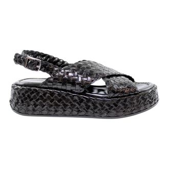 Pons Quintana Flat Sandals, female, Black, Size: 8 US 09 Negro