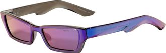 Nike Womens 53 mm Purple Sunglasses