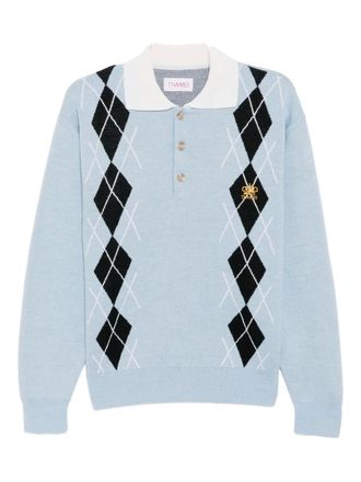 Thames MMXX Le conq knit - men - Merino/Acrylic - M - Blue